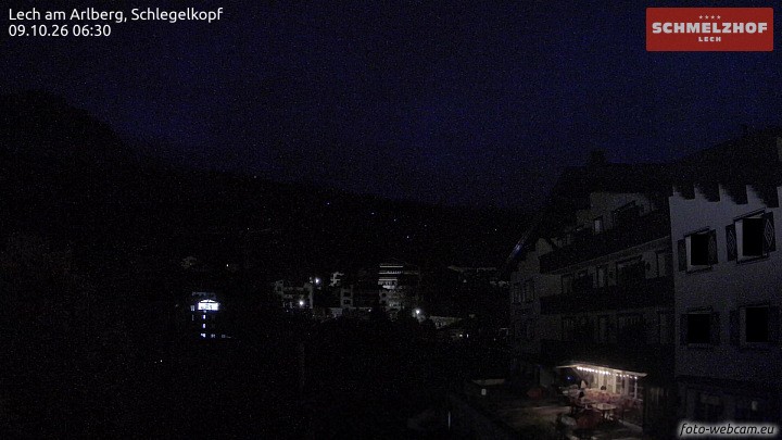 Archived image Webcam Hotel Schmelzhof (Lech)
