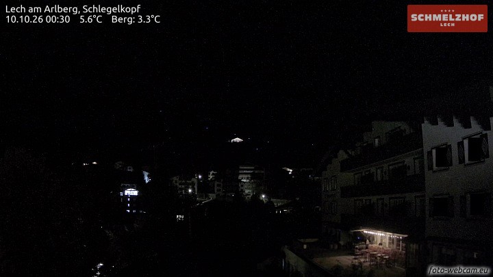 Archived image Webcam Hotel Schmelzhof (Lech)