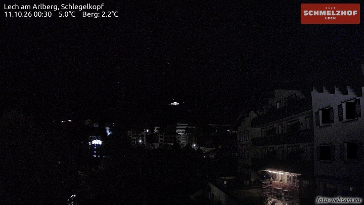 Archiv Foto Webcam Lech: Hotel Schmelzhof