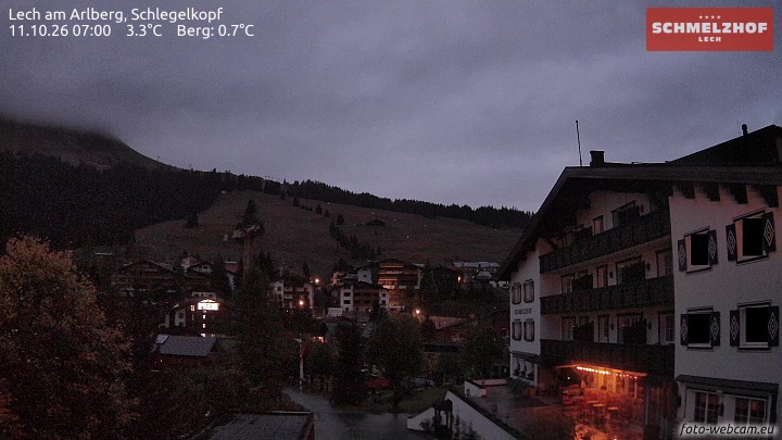 Archiv Foto Webcam Lech: Hotel Schmelzhof