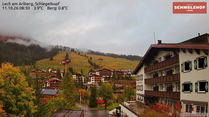 Archiv Foto Webcam Lech: Hotel Schmelzhof