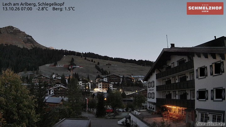 Archiv Foto Webcam Lech: Hotel Schmelzhof