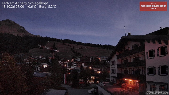 Archiv Foto Webcam Lech: Hotel Schmelzhof