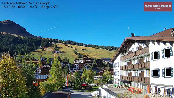 Archiv Foto Webcam Lech: Hotel Schmelzhof