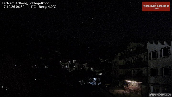 Archiv Foto Webcam Lech: Hotel Schmelzhof