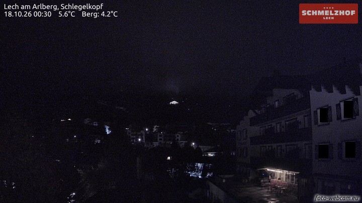 Archived image Webcam Hotel Schmelzhof (Lech)
