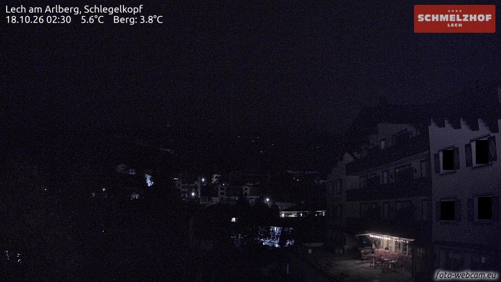 Archiv Foto Webcam Lech: Hotel Schmelzhof