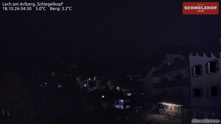 Archiv Foto Webcam Lech: Hotel Schmelzhof
