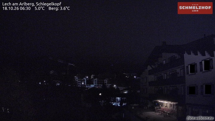 Archiv Foto Webcam Lech: Hotel Schmelzhof