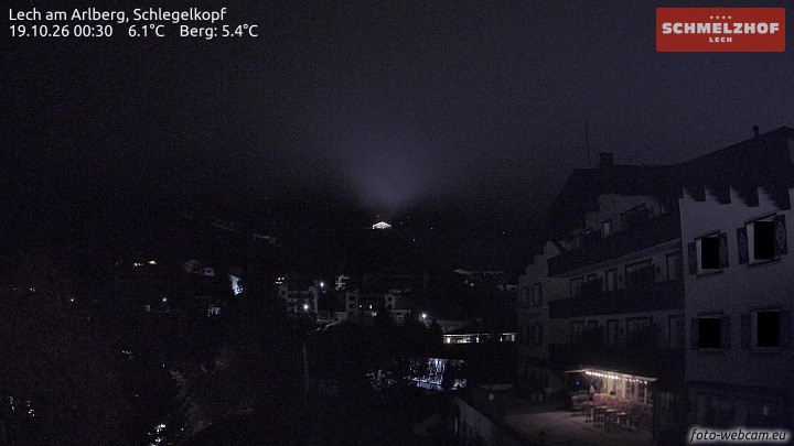Archived image Webcam Hotel Schmelzhof (Lech)