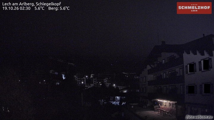 Archived image Webcam Hotel Schmelzhof (Lech)