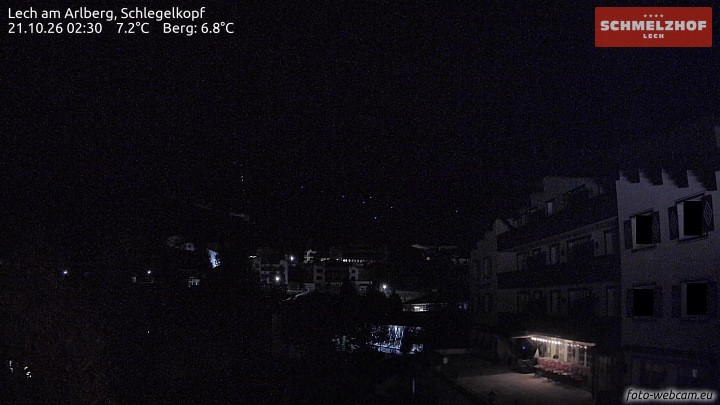 Archived image Webcam Hotel Schmelzhof (Lech)