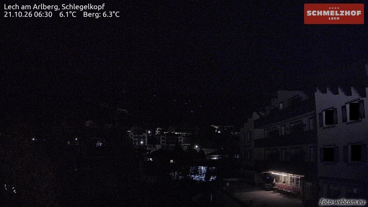 Archived image Webcam Hotel Schmelzhof (Lech)