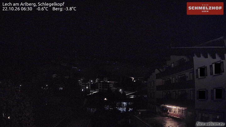 Archived image Webcam Hotel Schmelzhof (Lech)