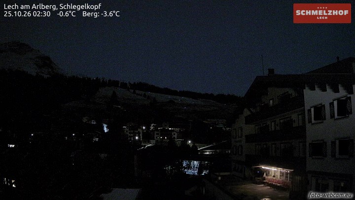 Archiv Foto Webcam Lech: Hotel Schmelzhof