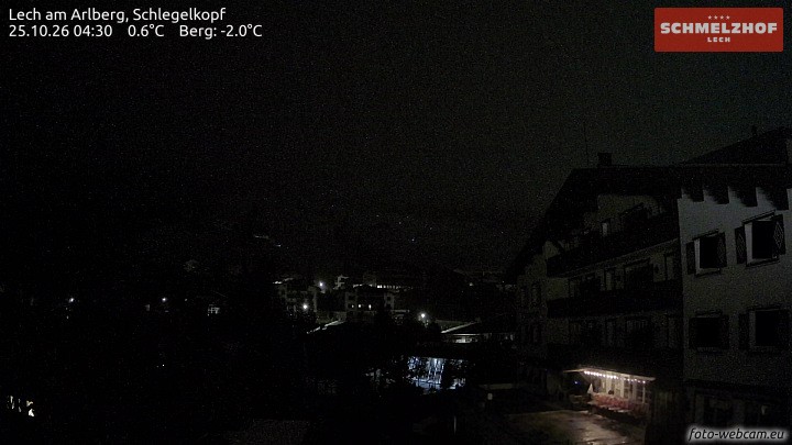 Archiv Foto Webcam Lech: Hotel Schmelzhof