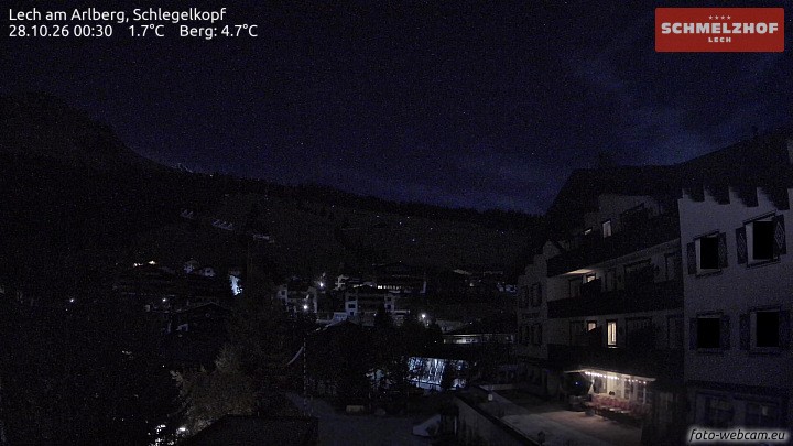 Archiv Foto Webcam Lech: Hotel Schmelzhof