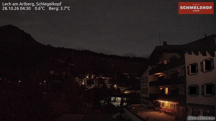 Archiv Foto Webcam Lech: Hotel Schmelzhof