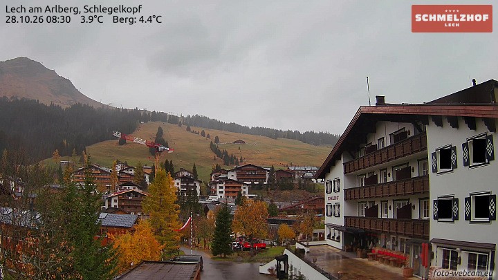 Archiv Foto Webcam Lech: Hotel Schmelzhof