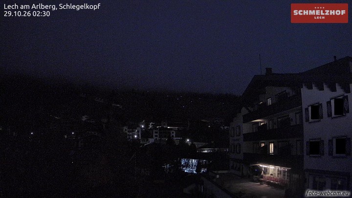 Archived image Webcam Hotel Schmelzhof (Lech)