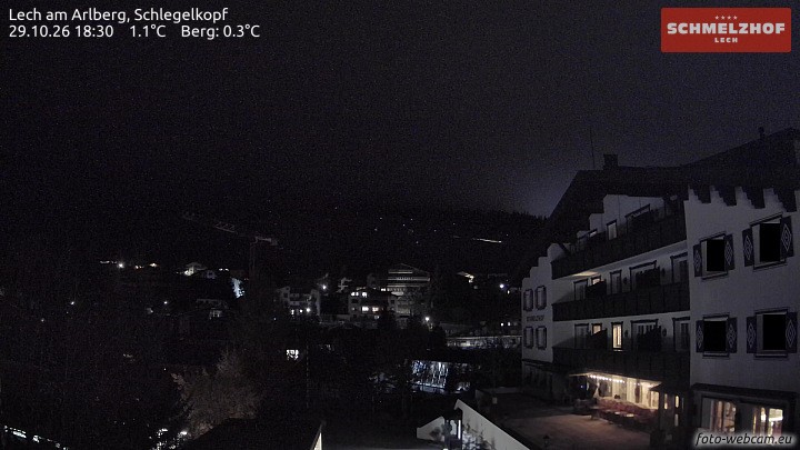 Archiv Foto Webcam Lech: Hotel Schmelzhof