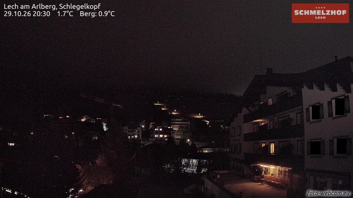 Archiv Foto Webcam Lech: Hotel Schmelzhof