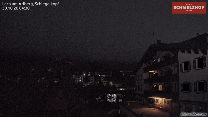 Archiv Foto Webcam Lech: Hotel Schmelzhof