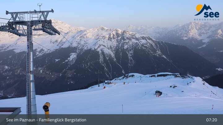 Archived image Webcam See Resort - Familienglück top station