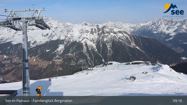 Archived image Webcam See Resort - Familienglück top station