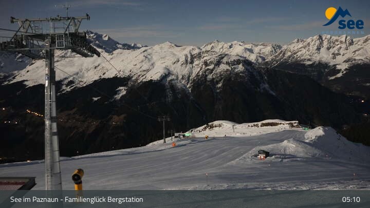 Archiv Foto Webcam See im Paznaun - Familienglück Bergstation