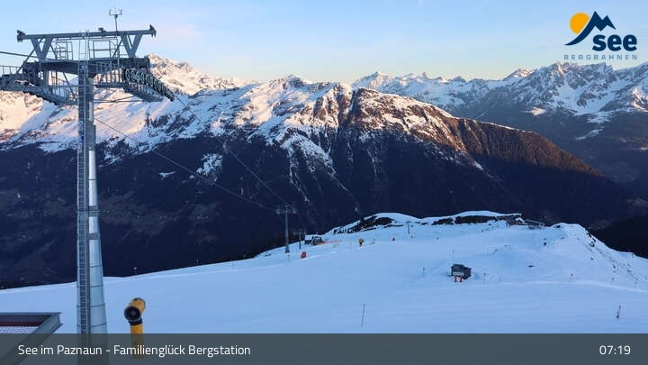 Archived image Webcam See Resort - Familienglück top station