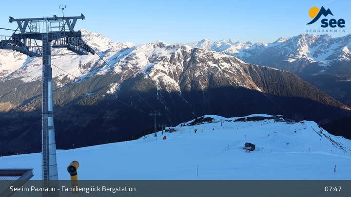 Archived image Webcam See Resort - Familienglück top station