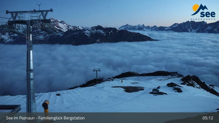 Archived image Webcam See Resort - Familienglück top station