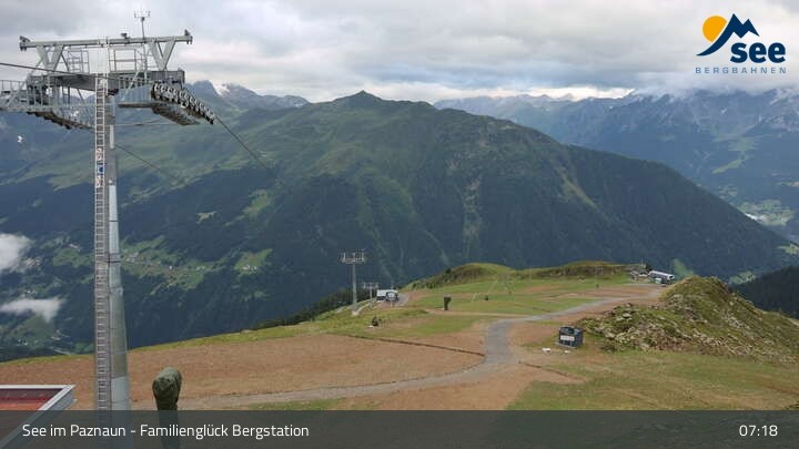Archiv Foto Webcam See im Paznaun - Familienglück Bergstation