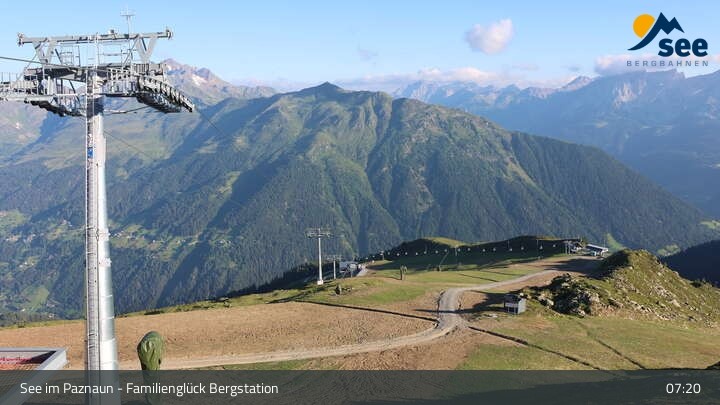 Archiv Foto Webcam See im Paznaun - Familienglück Bergstation