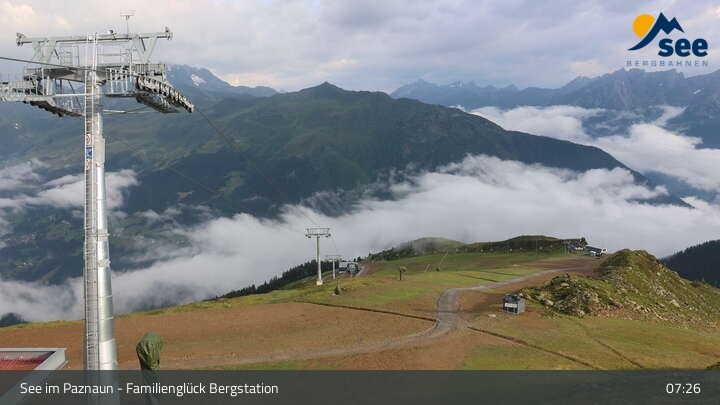 Archiv Foto Webcam See im Paznaun - Familienglück Bergstation