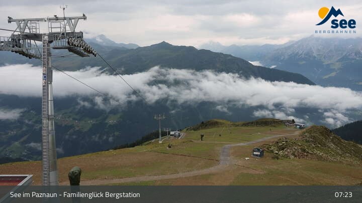 Archiv Foto Webcam See im Paznaun - Familienglück Bergstation