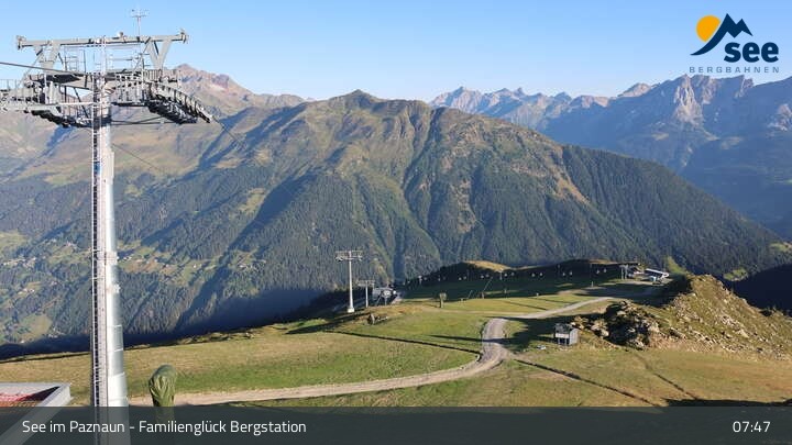 Archiv Foto Webcam See im Paznaun - Familienglück Bergstation