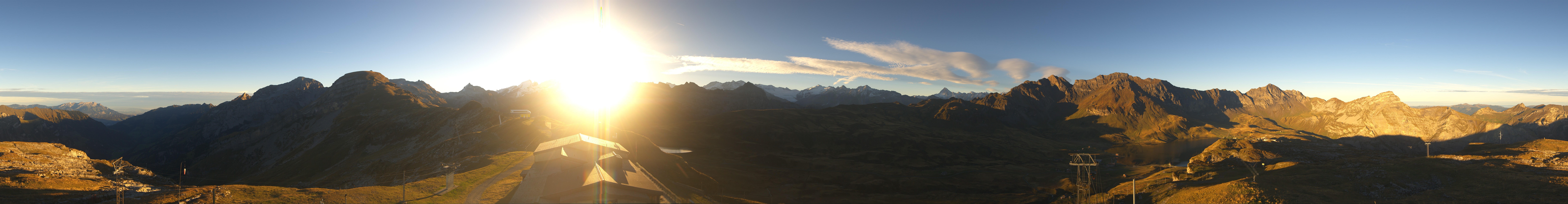 Archived image Webcam Melchsee-Frutt Sportbahnen Panorama Bonistock