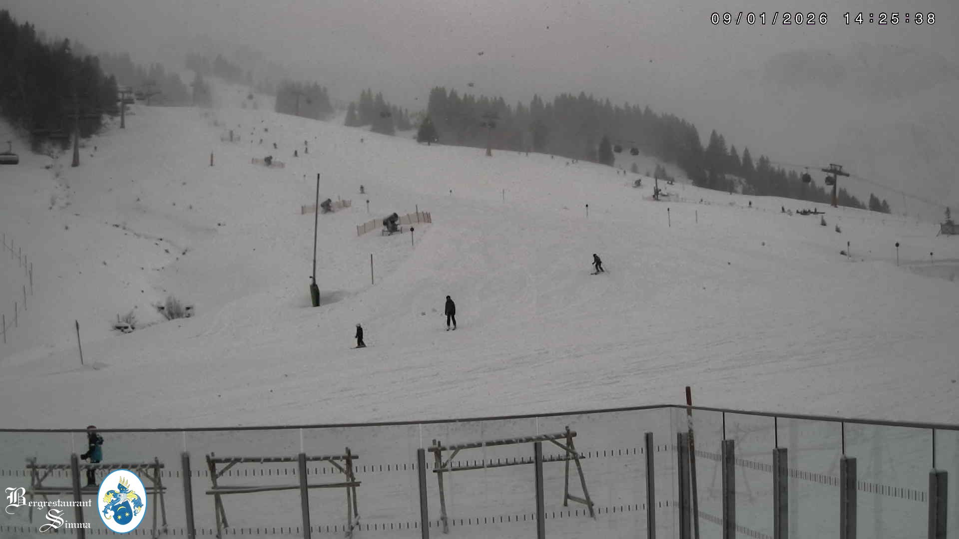 Archiv Foto Webcam Mellau: Aussicht vom Bergrestaurant Simma