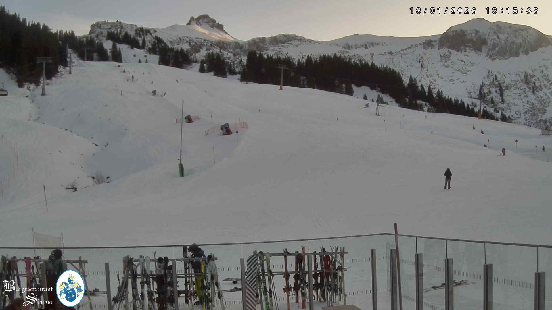 Archiv Foto Webcam Mellau: Aussicht vom Bergrestaurant Simma