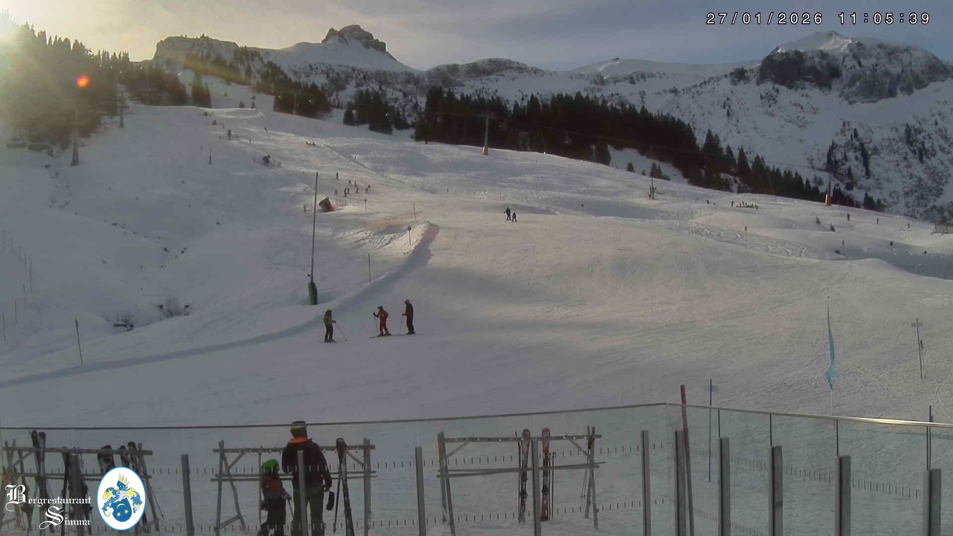 Archiv Foto Webcam Mellau: Aussicht vom Bergrestaurant Simma