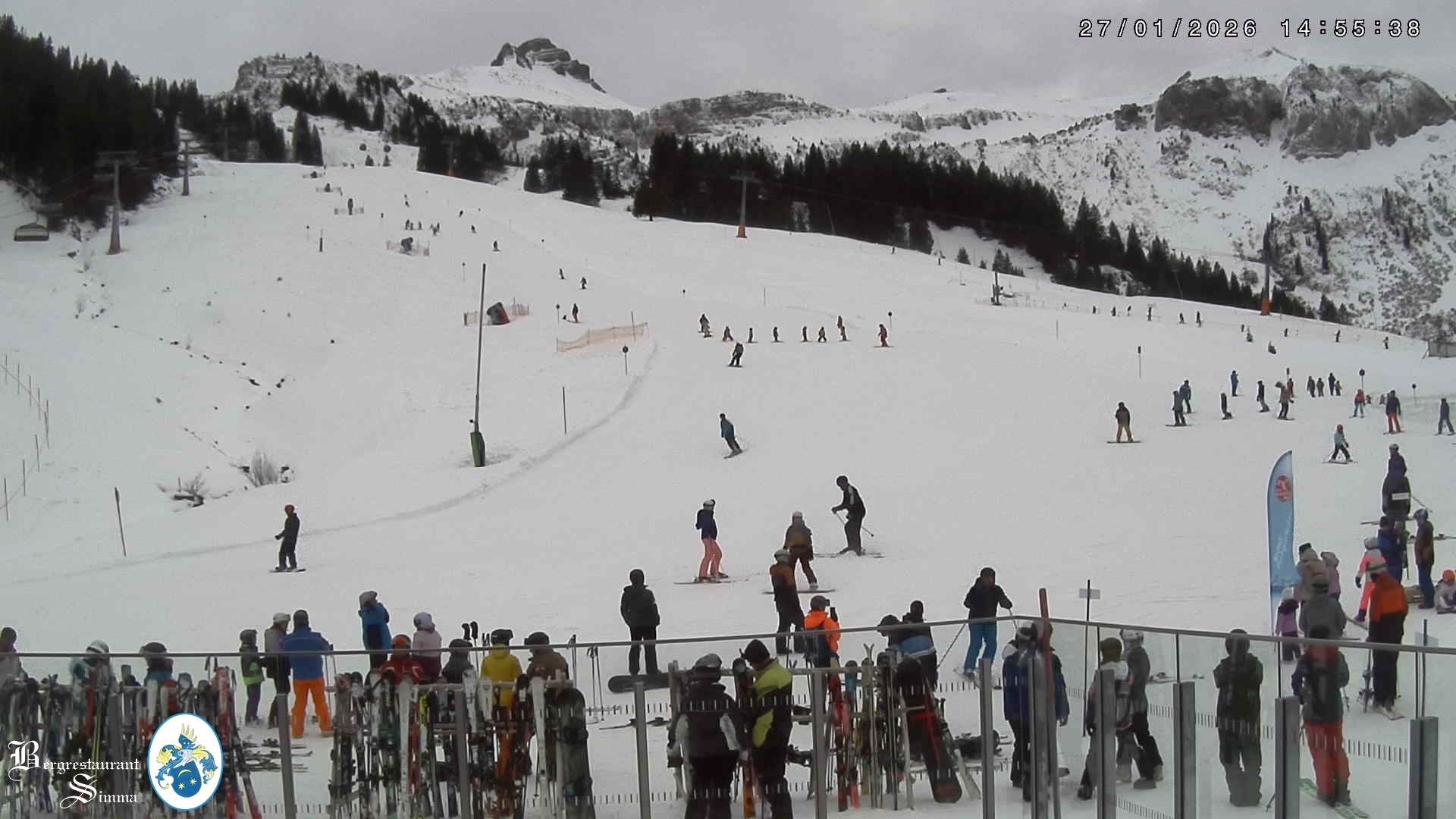 Archiv Foto Webcam Mellau: Aussicht vom Bergrestaurant Simma