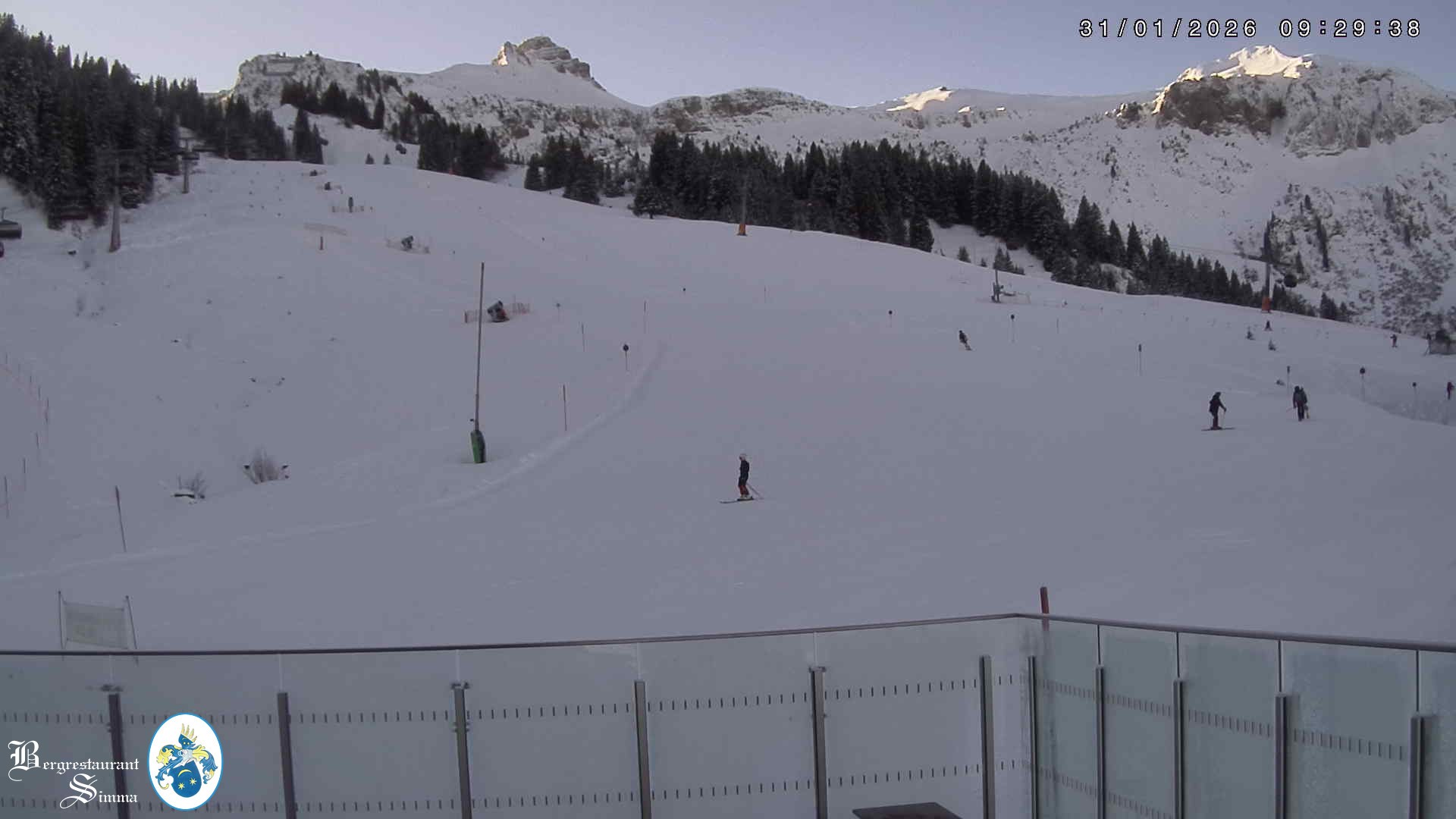 Archiv Foto Webcam Mellau: Aussicht vom Bergrestaurant Simma