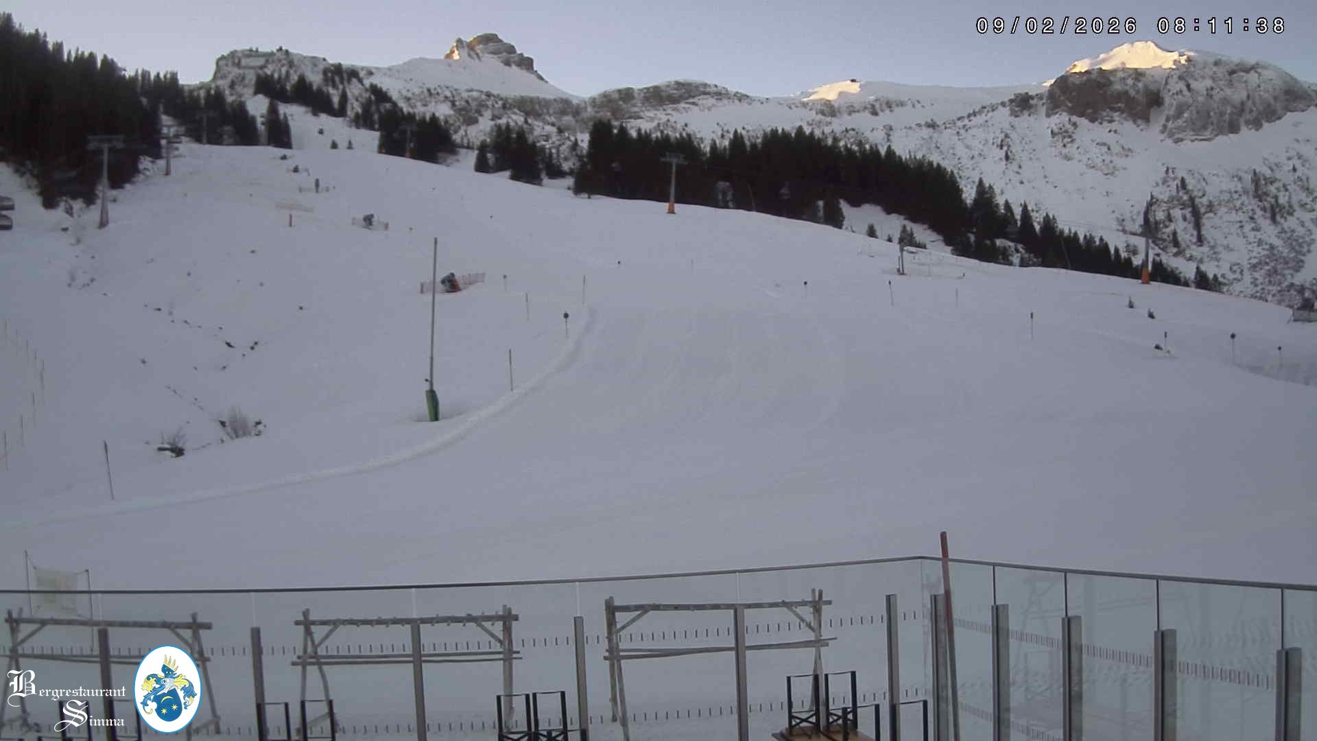 Archiv Foto Webcam Mellau: Aussicht vom Bergrestaurant Simma