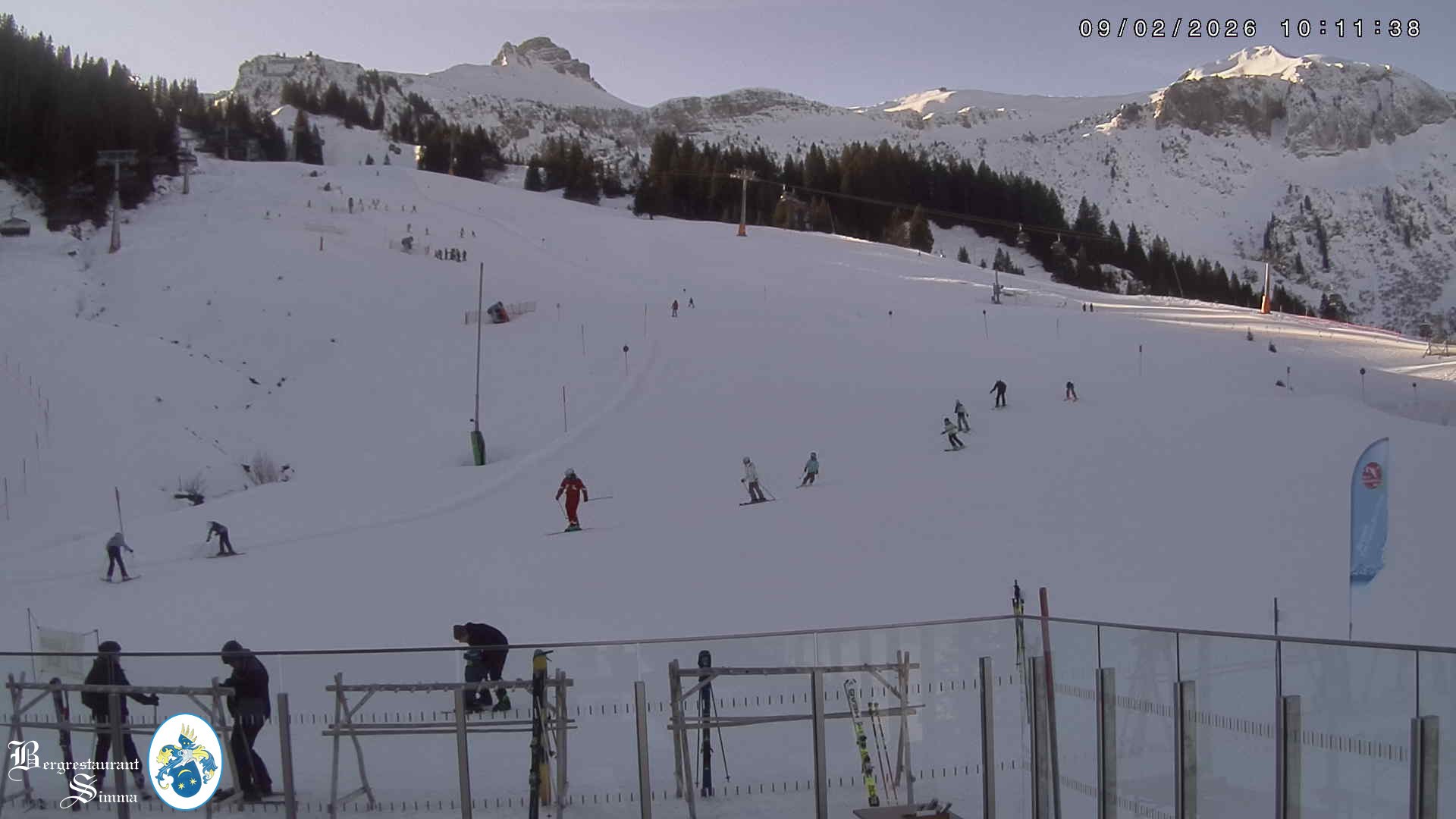 Archiv Foto Webcam Mellau: Aussicht vom Bergrestaurant Simma