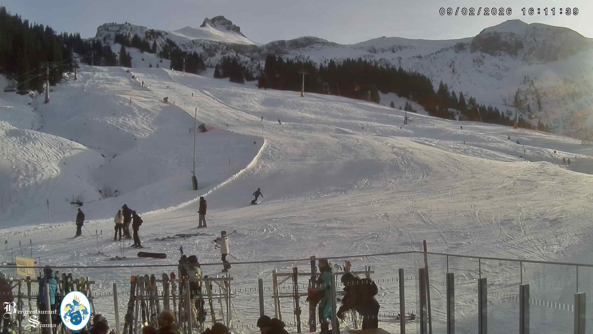 Archiv Foto Webcam Mellau: Aussicht vom Bergrestaurant Simma