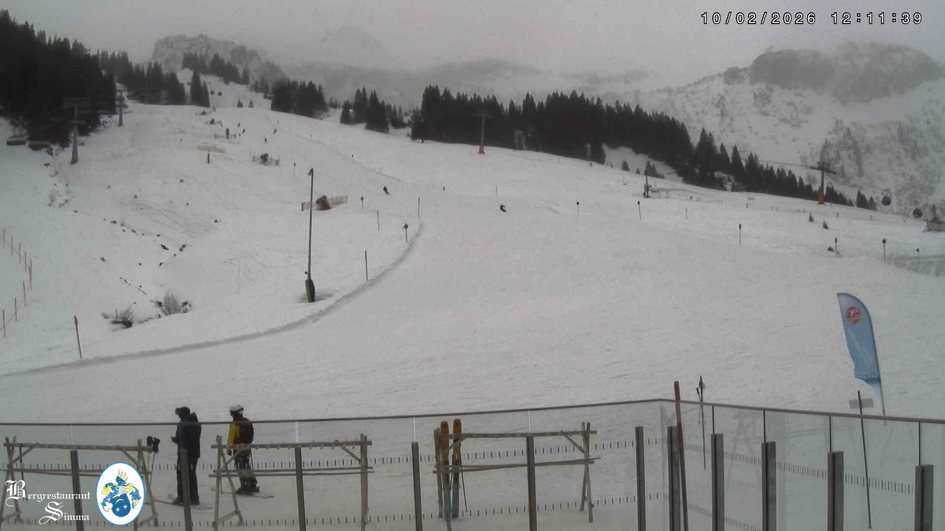 Archiv Foto Webcam Mellau: Aussicht vom Bergrestaurant Simma