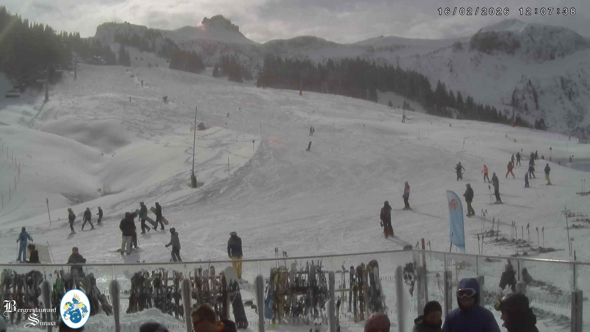 Archiv Foto Webcam Mellau: Aussicht vom Bergrestaurant Simma