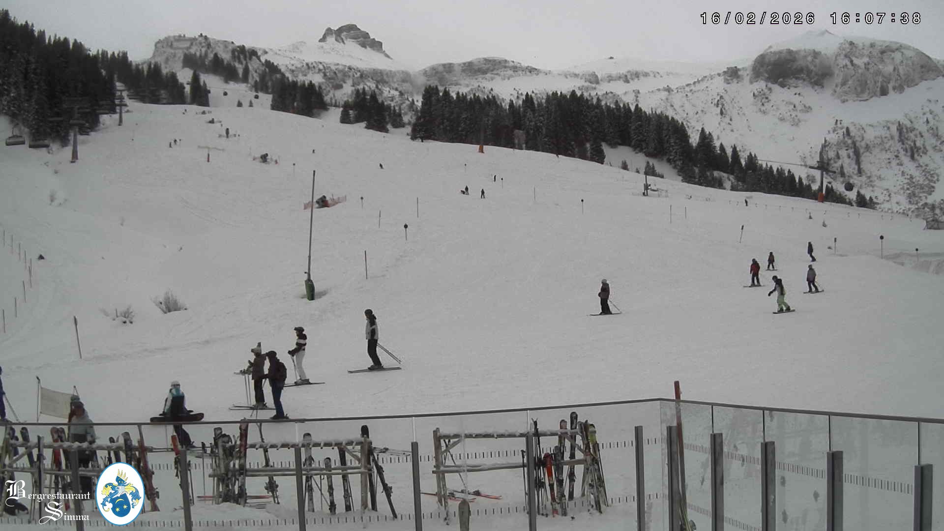 Archiv Foto Webcam Mellau: Aussicht vom Bergrestaurant Simma